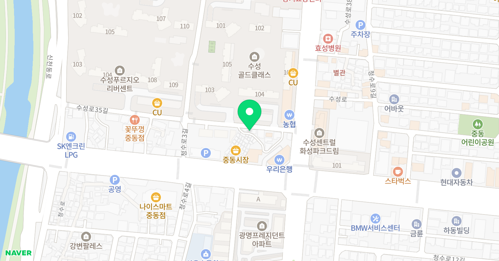 피아노를위하여 음악학원 위치