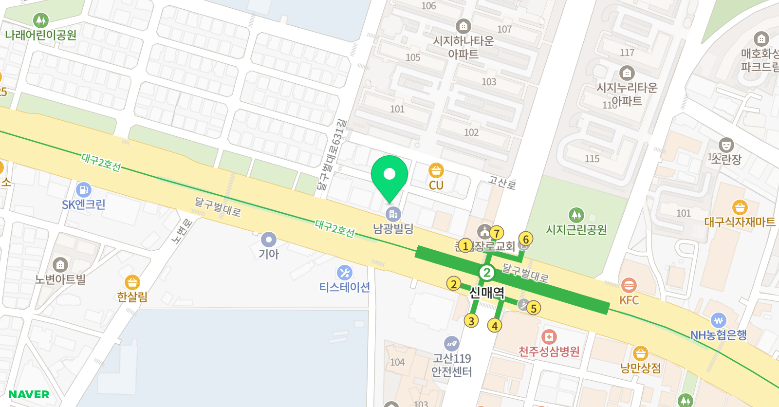 클릭인트로 미술학원 위치