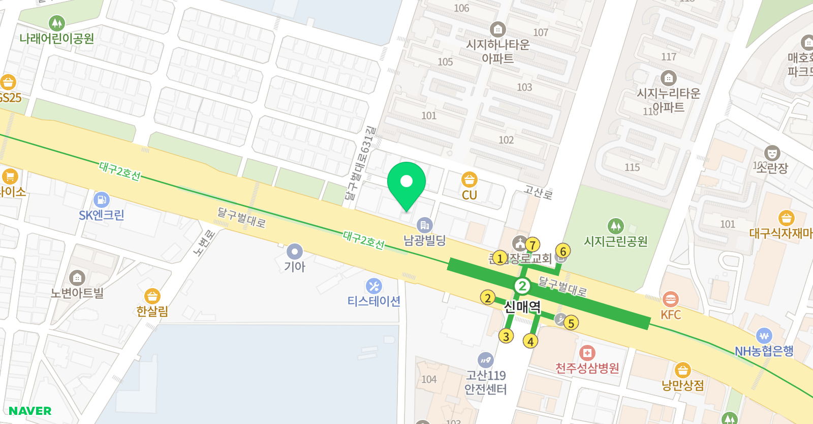 만플 수학학원 위치