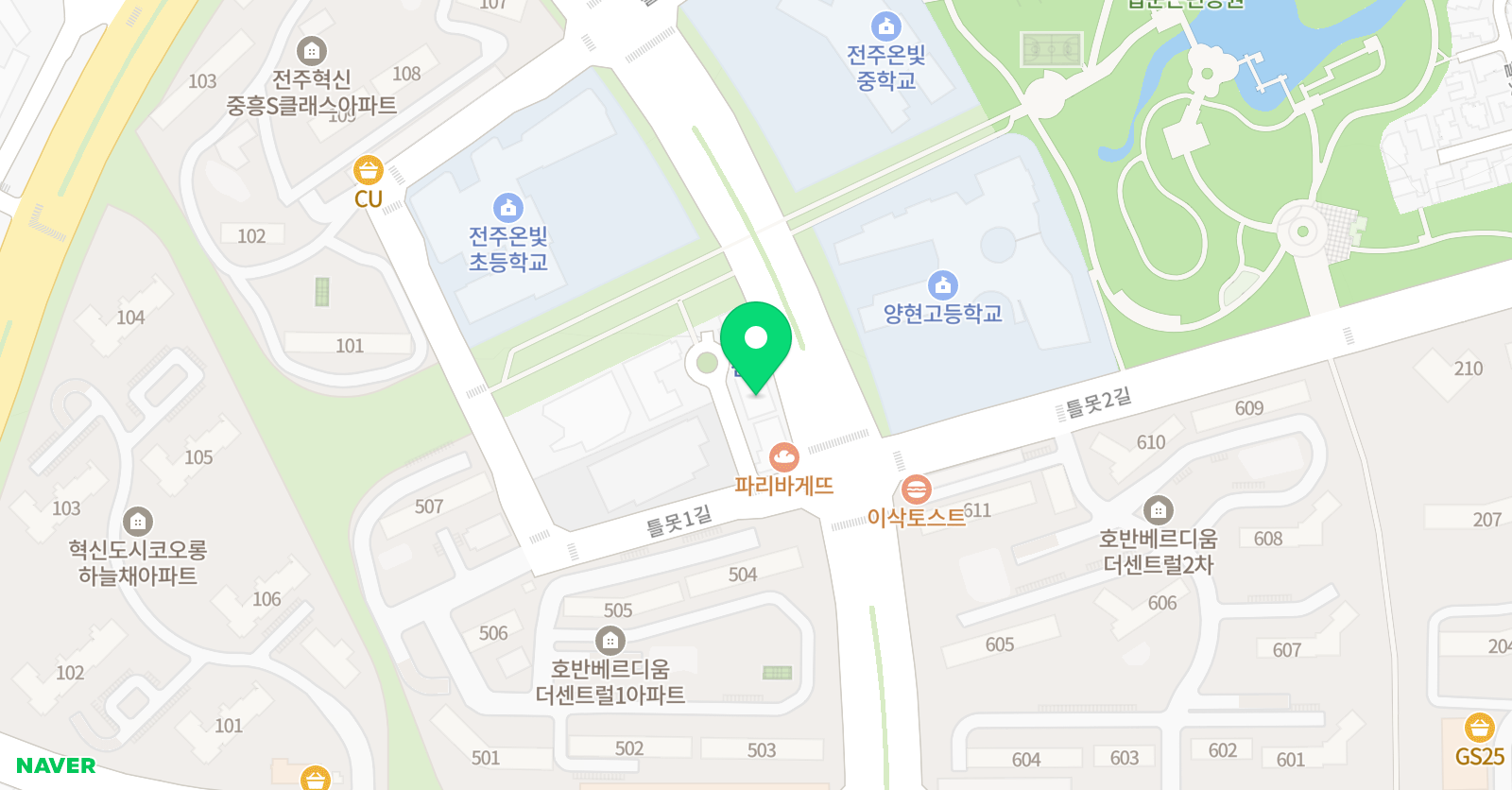 결 수학학원 위치