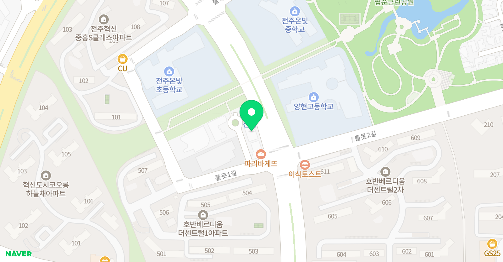 해피아노 음악교습소 위치