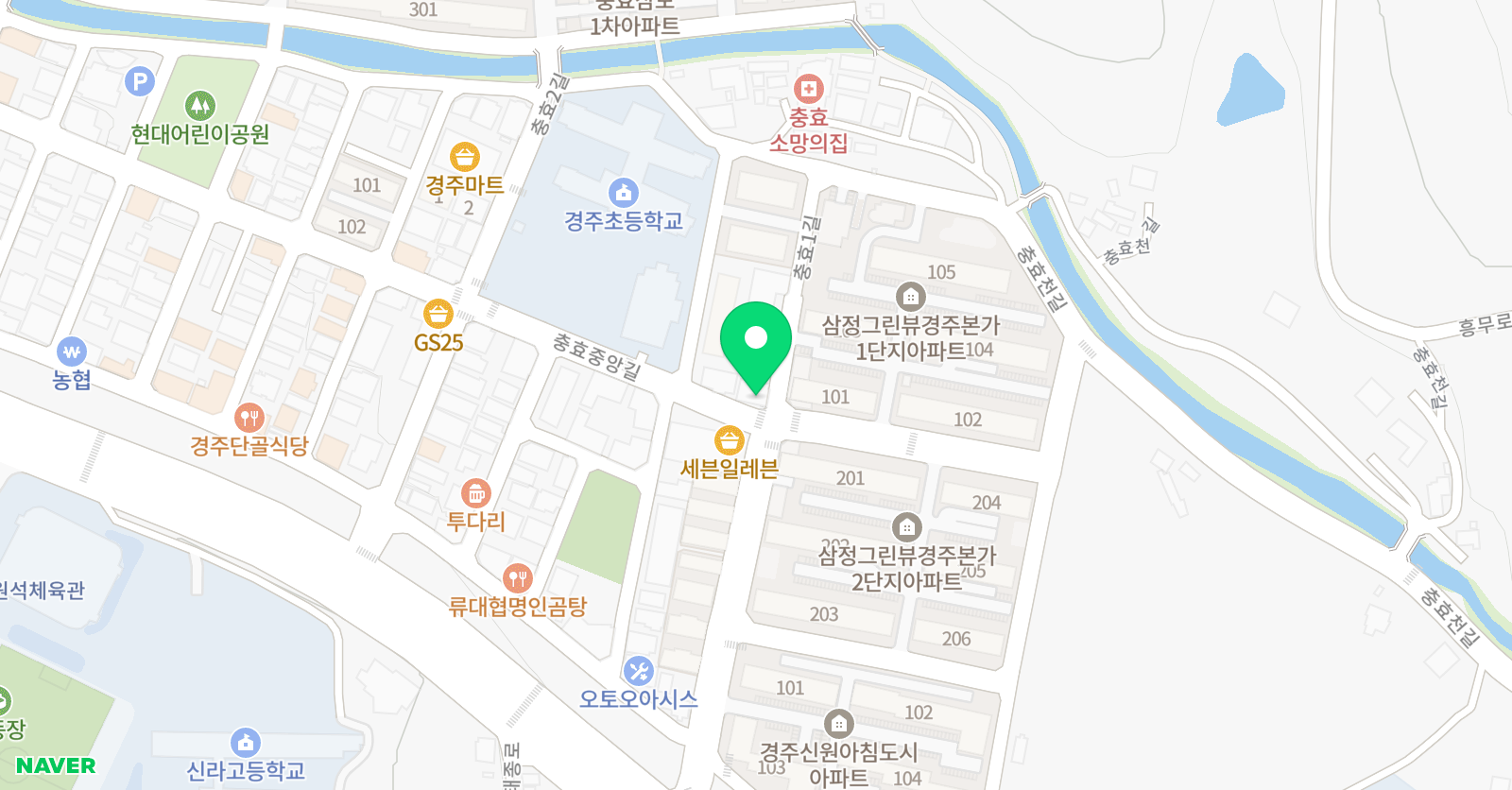 금터 학원 위치