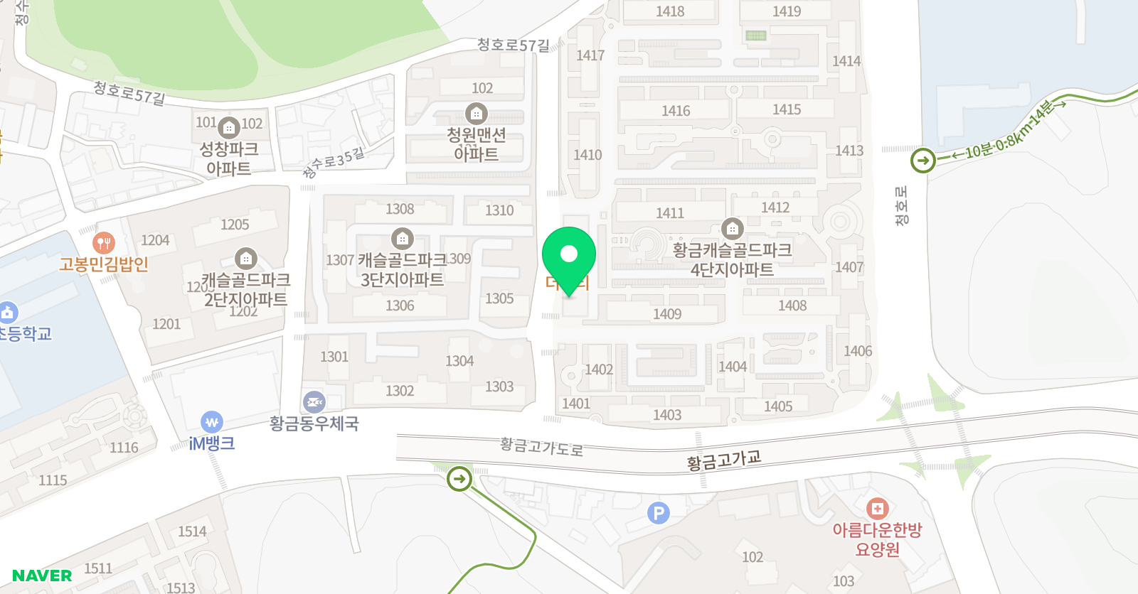 캐슬 음악학원 위치