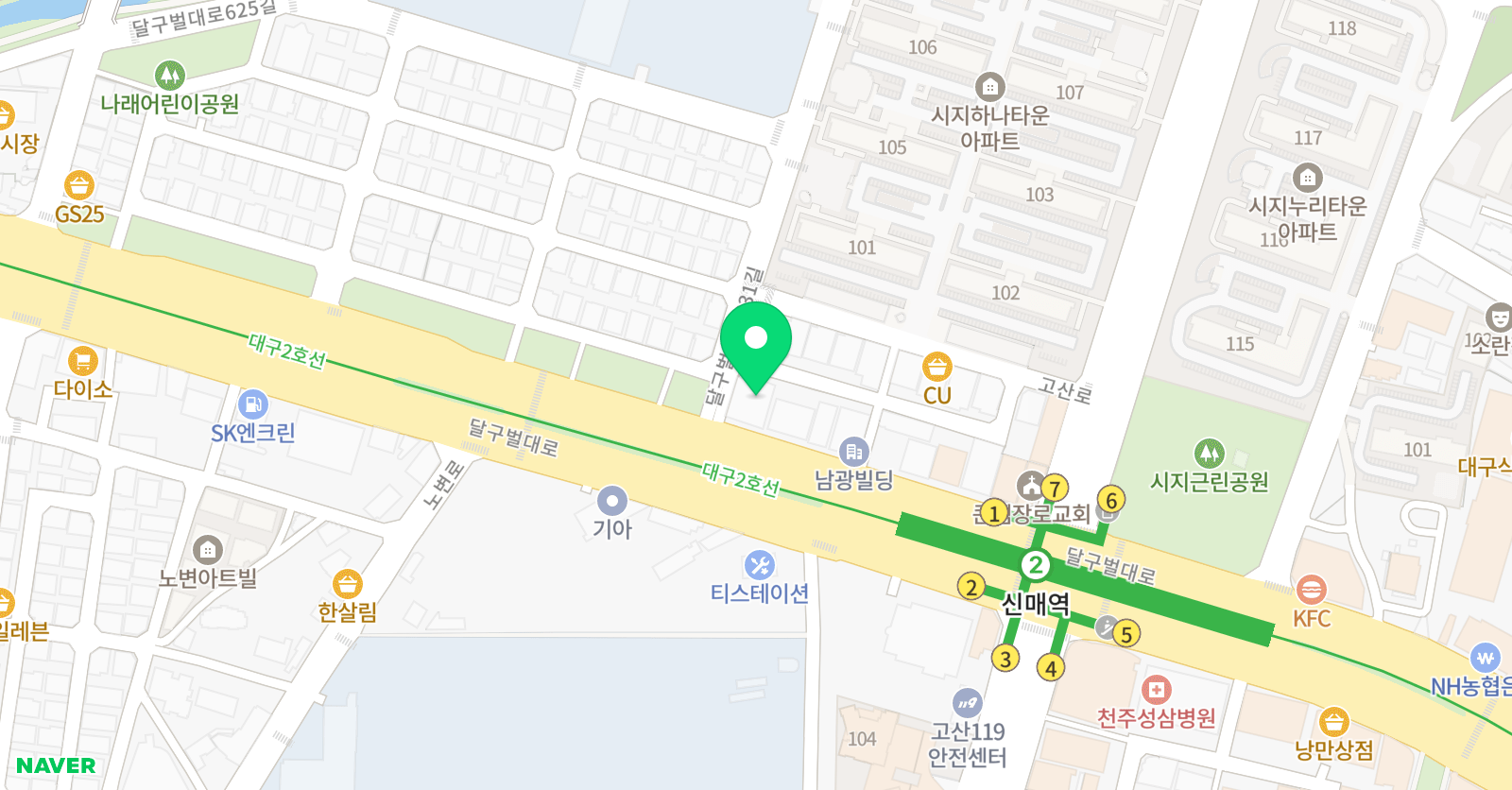 시지리틀리더스 어학원 위치