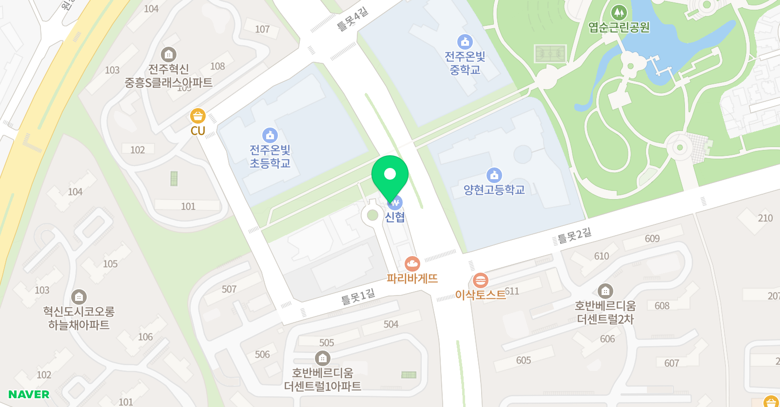 온빛 피아노음악학원 위치