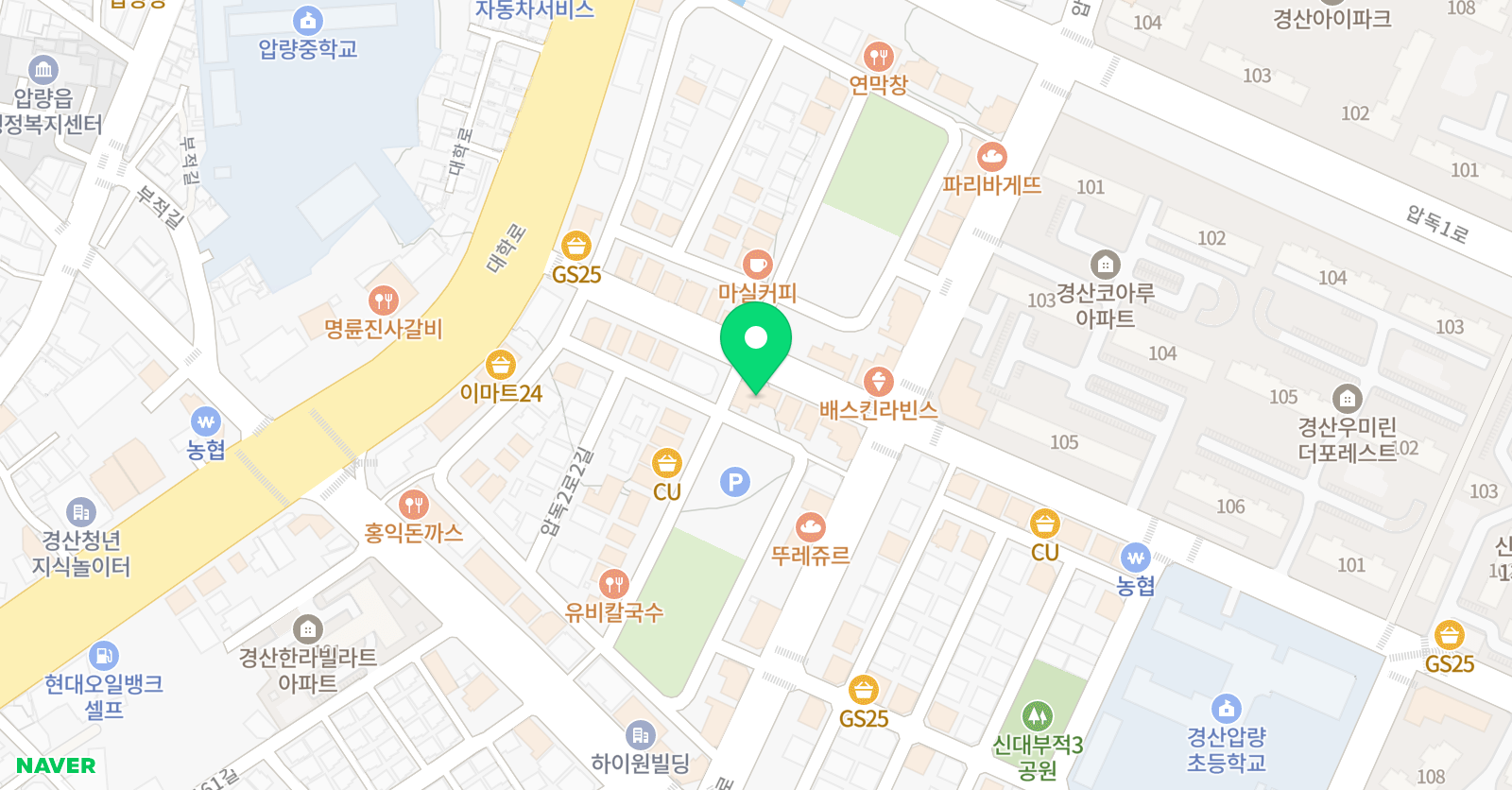 아누보 발레학원 위치