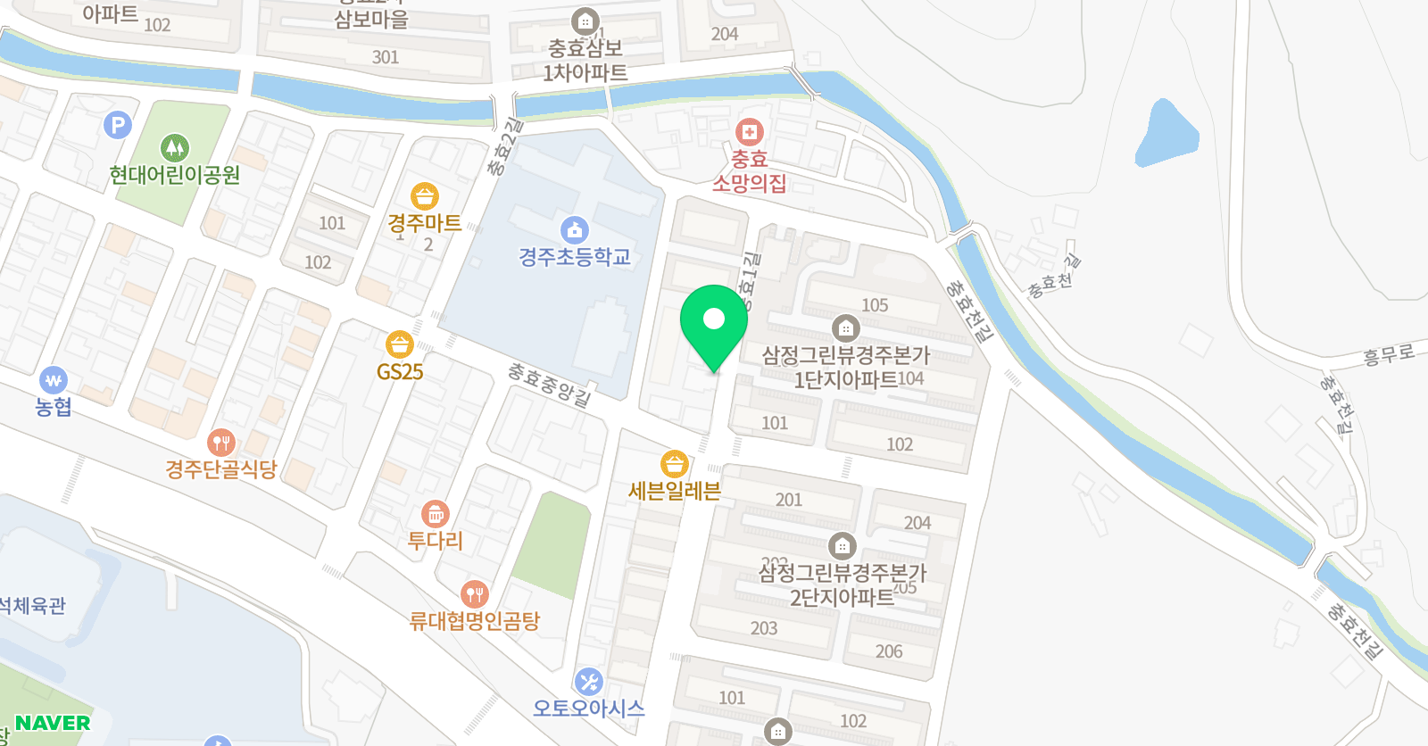 김쌤의행복한논술 위치