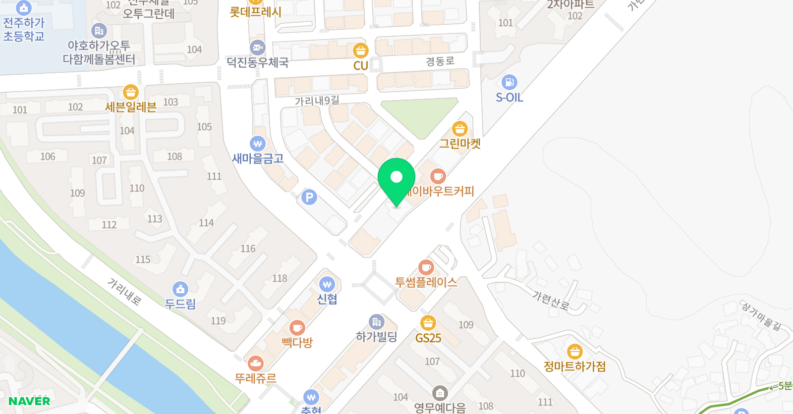 세종국제무용스쿨 학원 위치