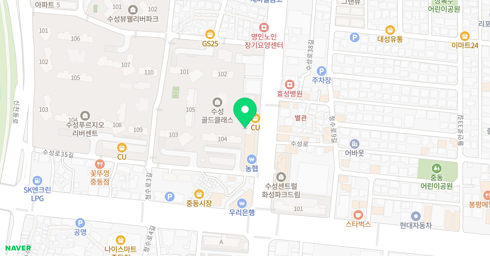 키스톤 학원 위치