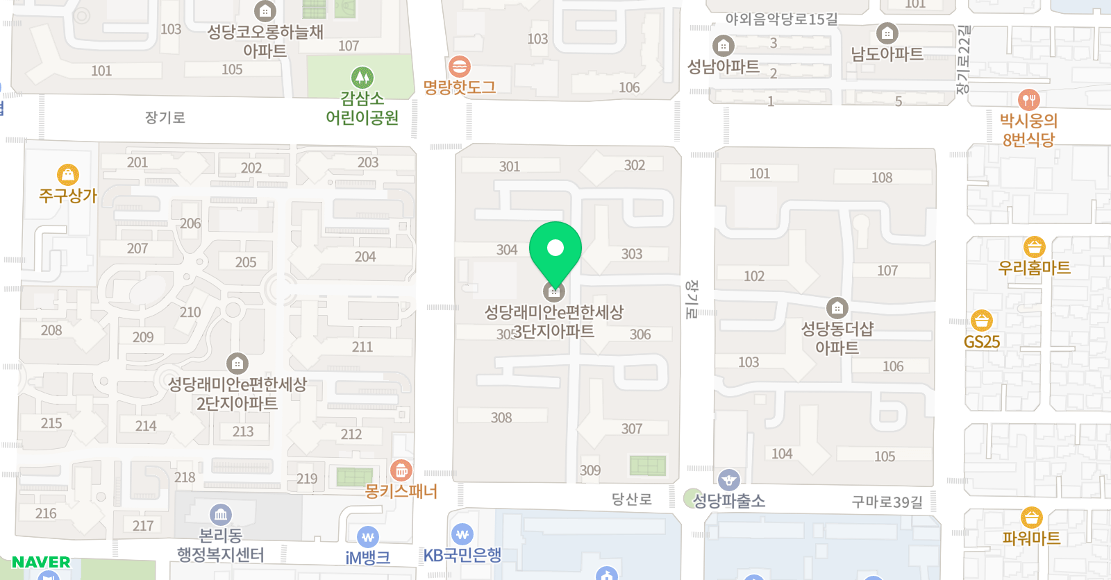 푸르넷공부방 래미안점 위치