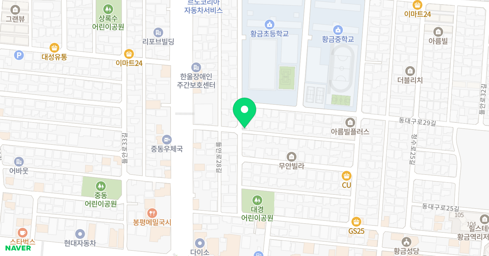 튼튼영어마스터클럽 영어 황금제2교실 위치