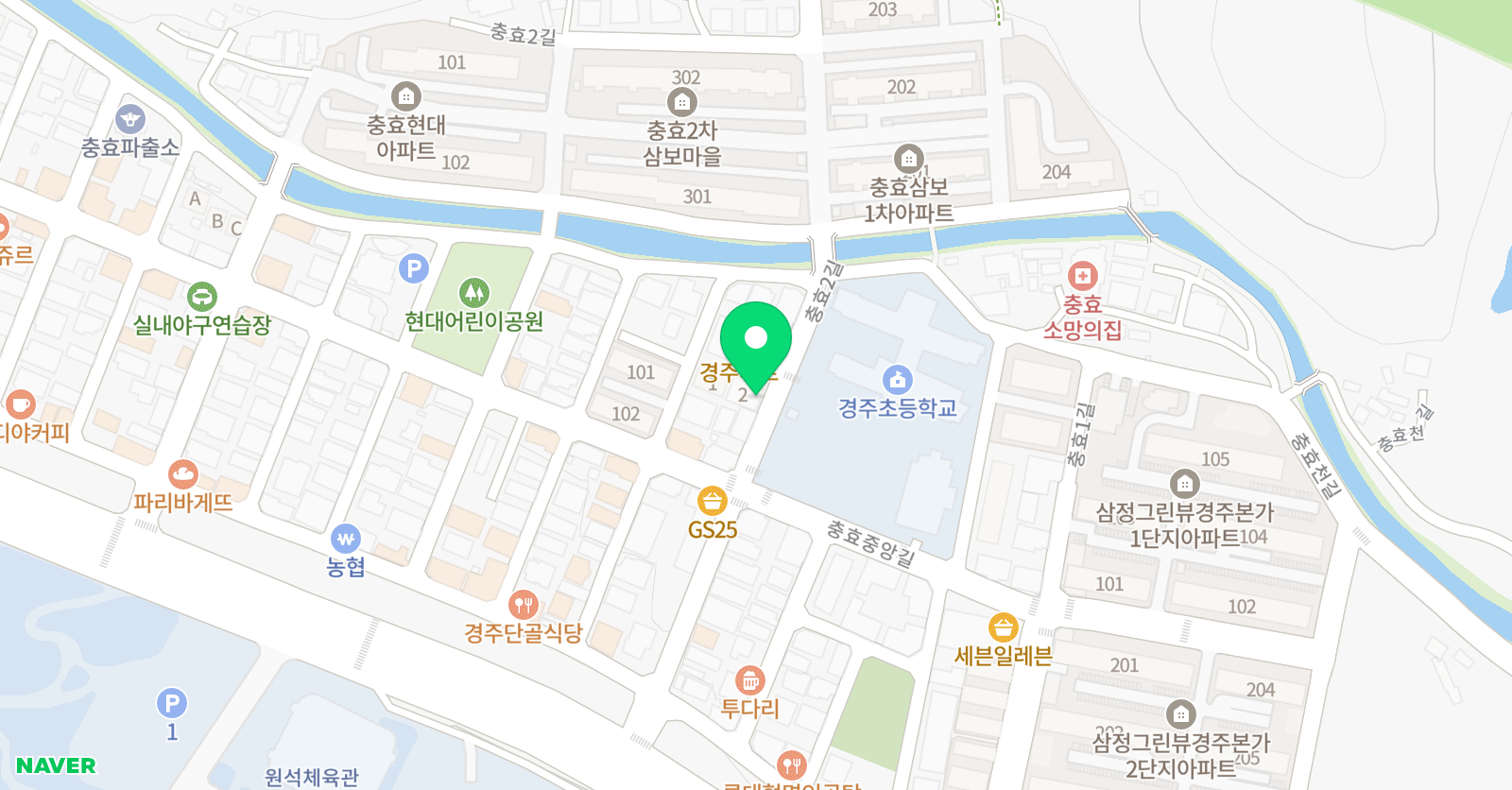 은빛소리 피아노교습소 위치