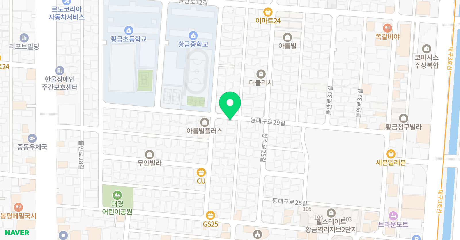 아크원 영어학원 위치
