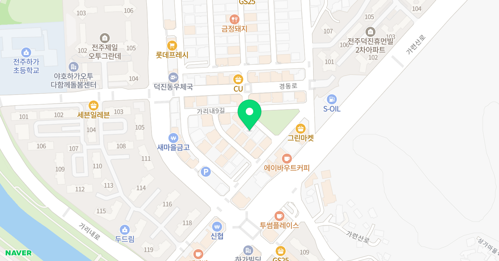 푸르넷 공부방 하가학습관 위치