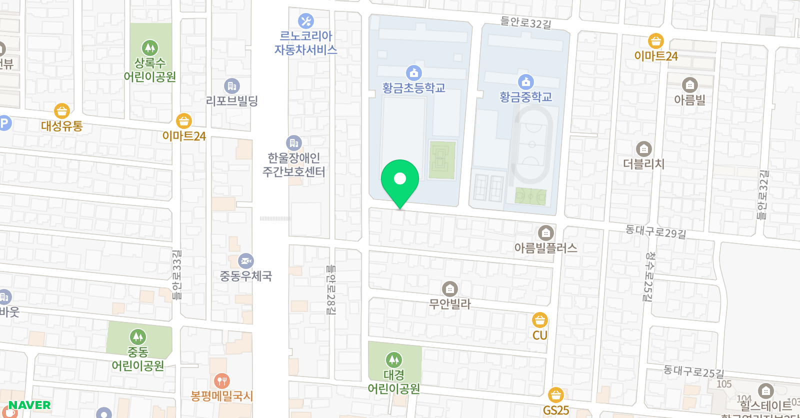 SKY 수학교습소 위치