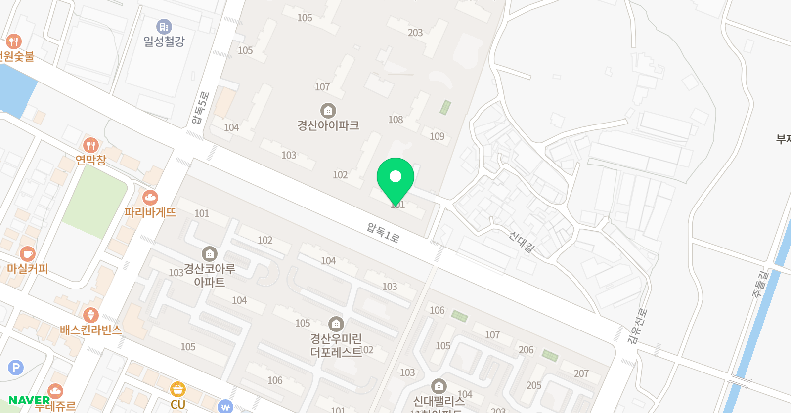 더프라임 국어&수학 압량점 위치