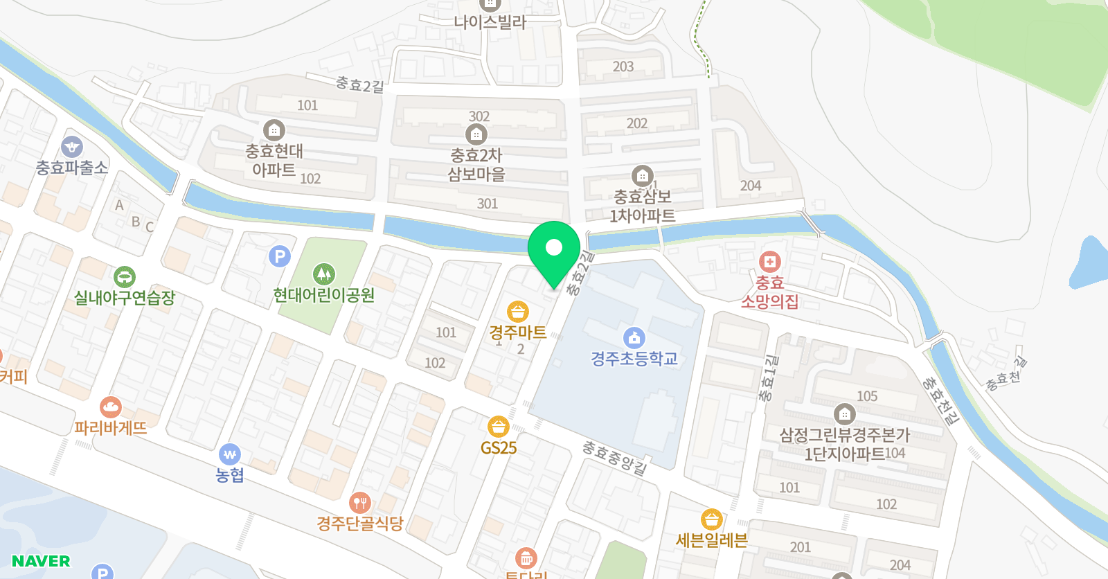 스마트해법수학 가온아이 학원 위치
