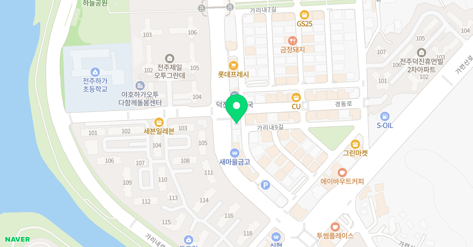 KTI멘토 태권도 위치