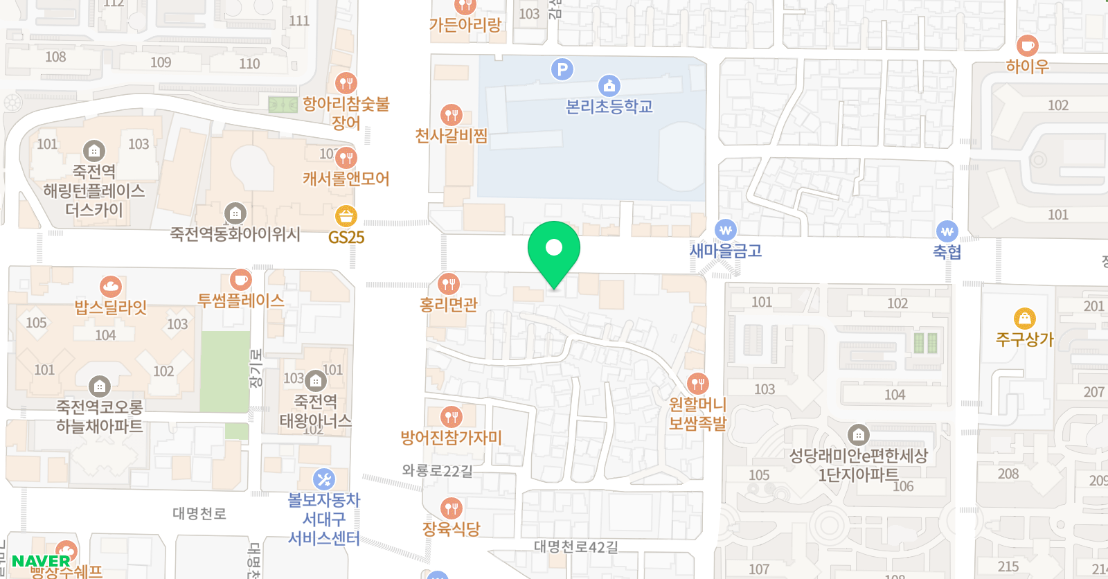 팀매쓰 수학학원 위치