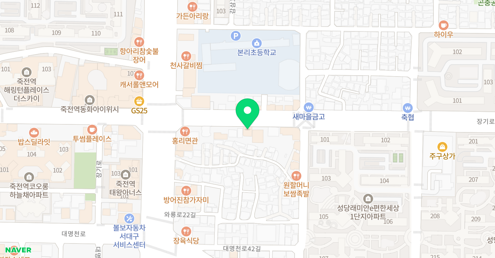 매쓰어게인 수학학원 위치
