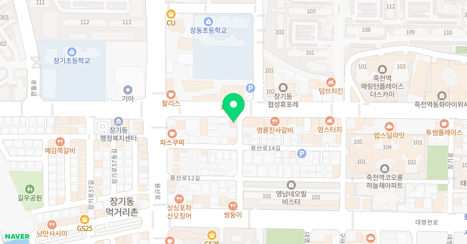 예성유클리드학원 위치
