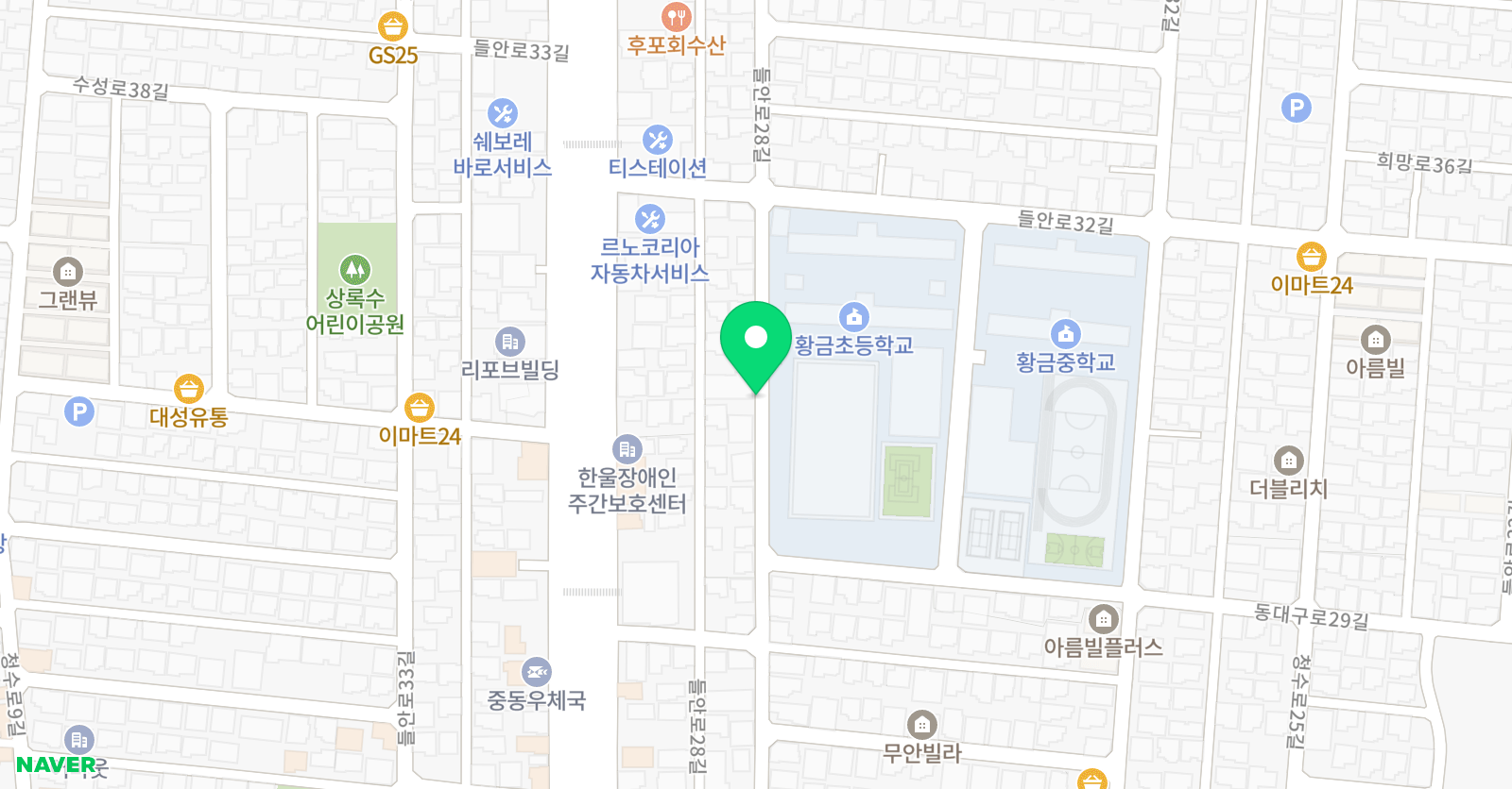 한솔플러스 수학학원 스마트교습소 위치