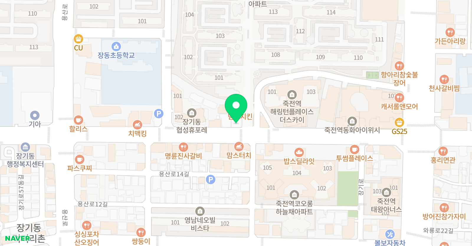 더엠 수학학원 위치