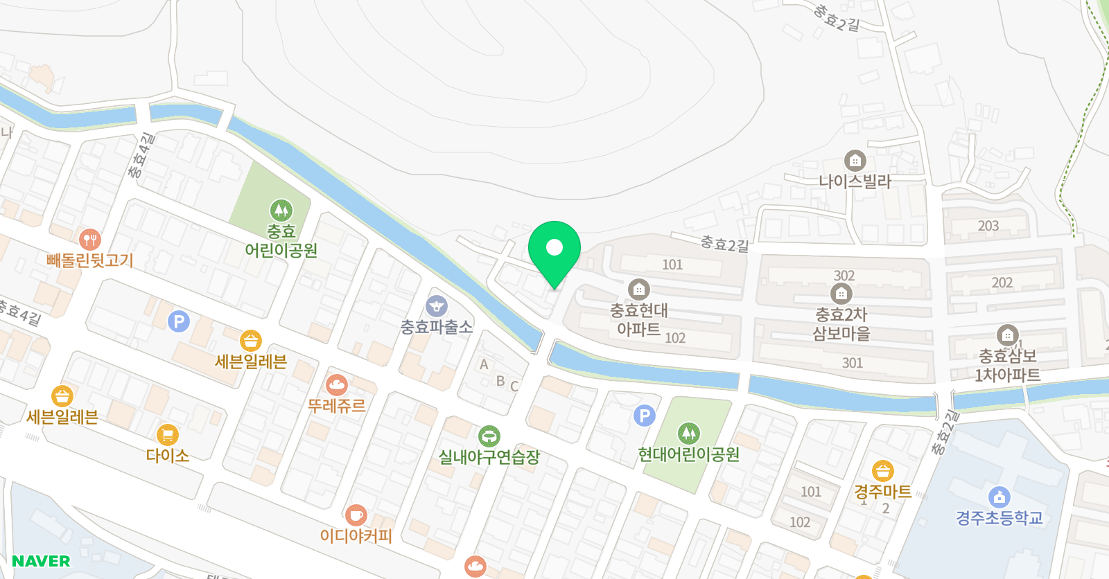 로제타스톤 영어교실 경주제1캠퍼스 위치