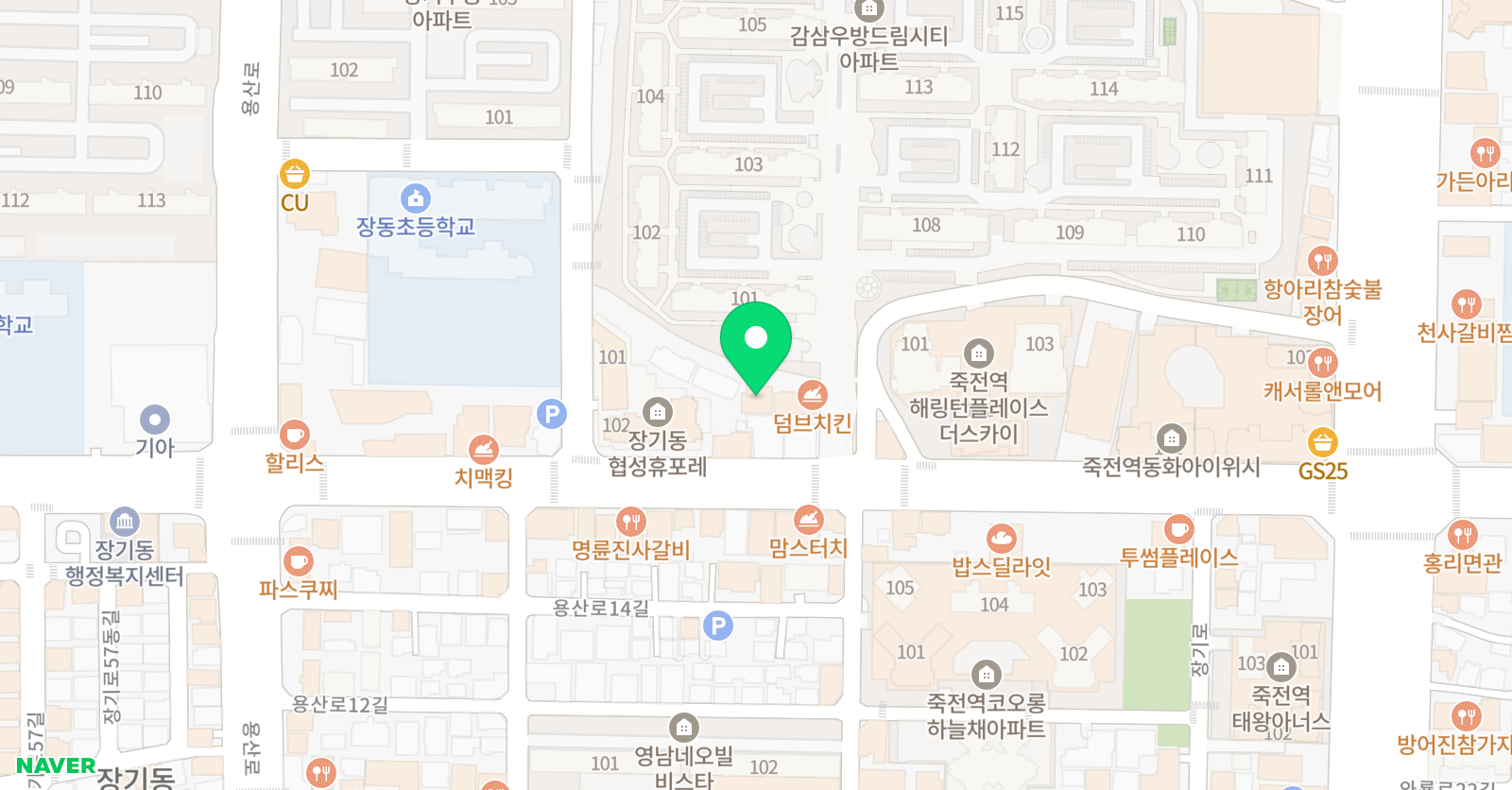 피아노의숲 음악학원 위치