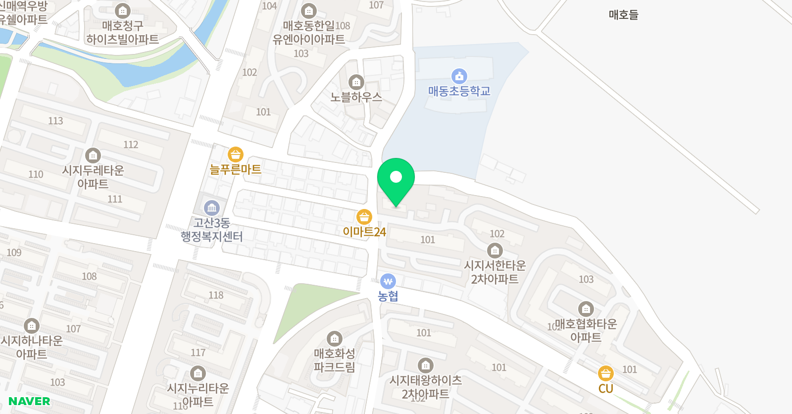 한우리독서토론논술 매호논술교습소 위치