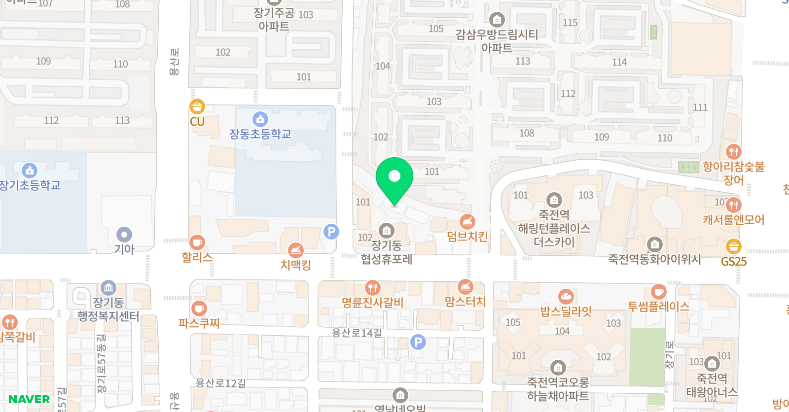 계명대드림 태권도장 위치