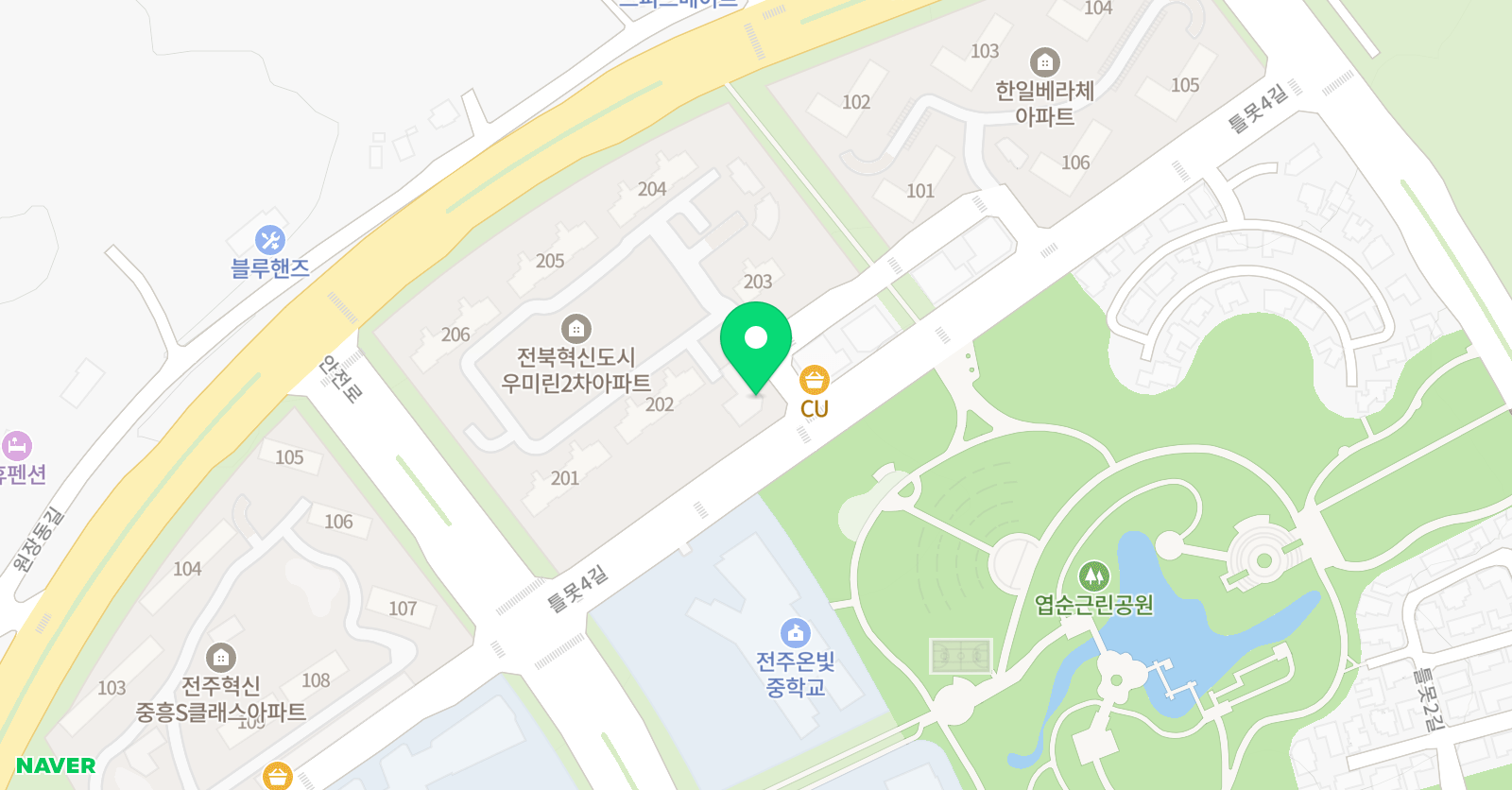 라라 음악학원 위치