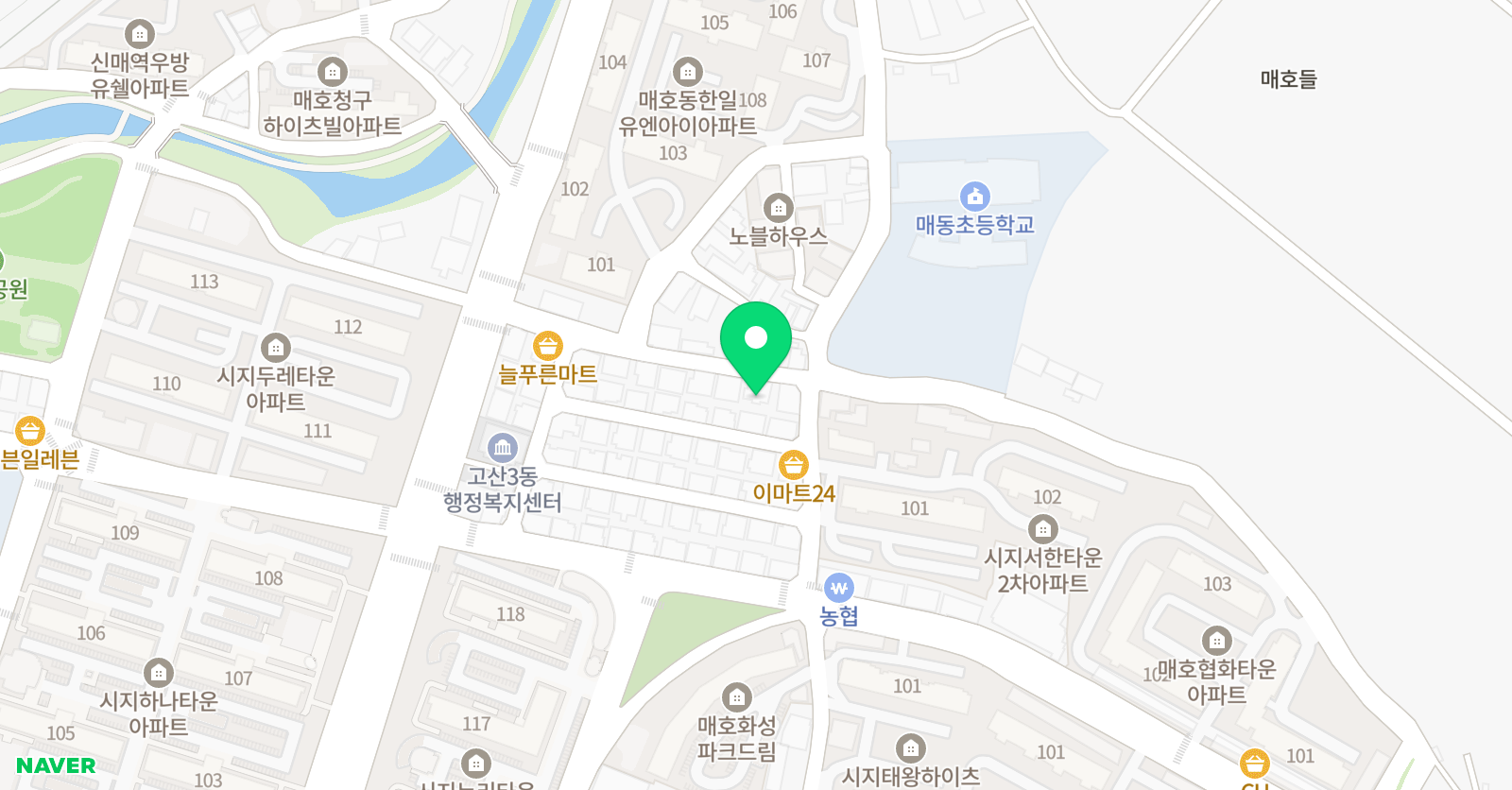 펀키즈 아트미술학원 위치