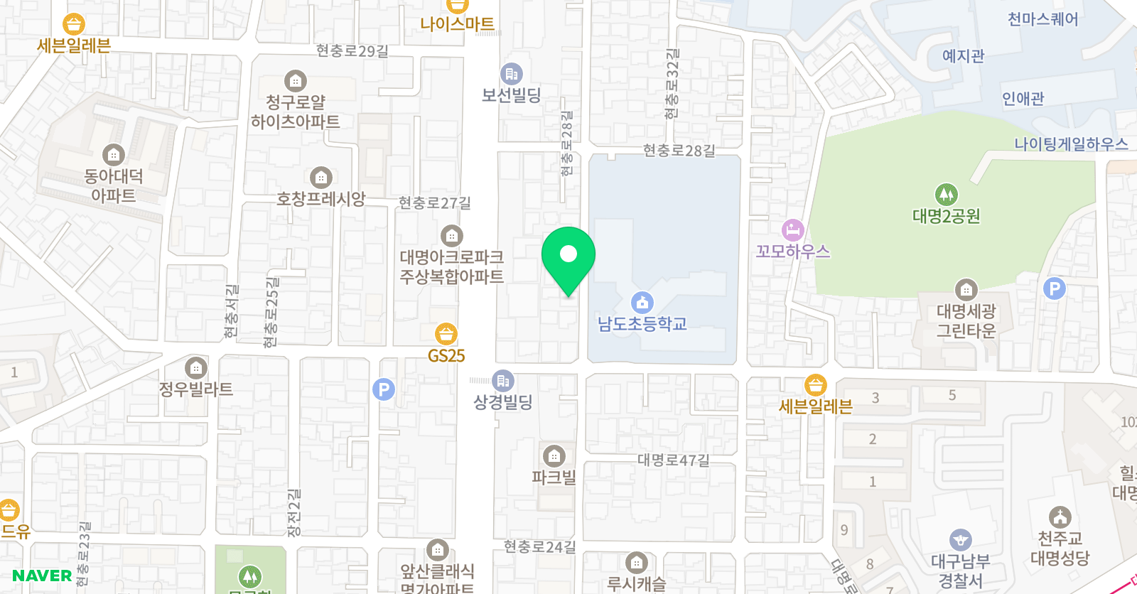 선 클라우드아트 학원 위치