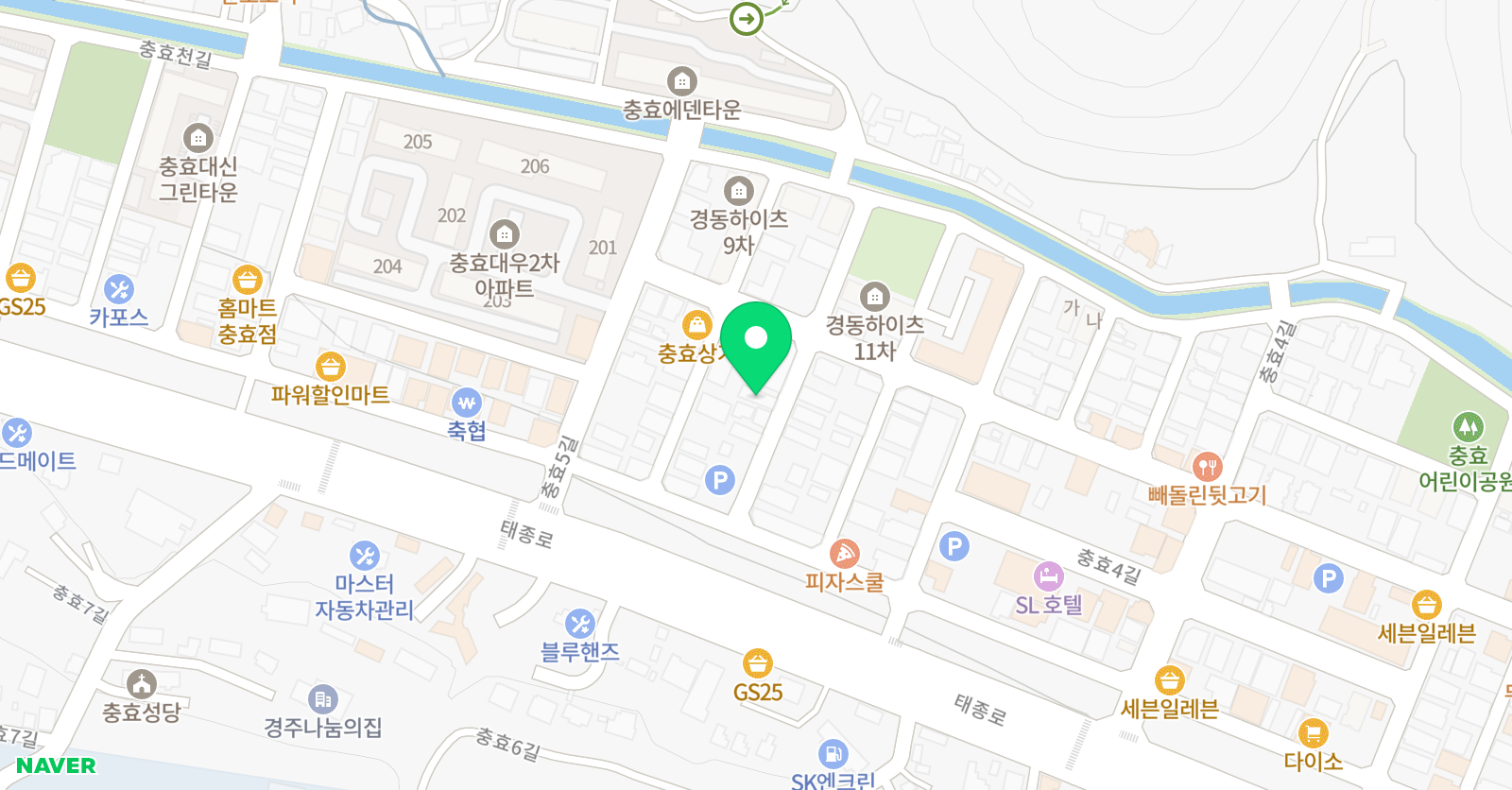 바른글쓰기 논술학원 위치