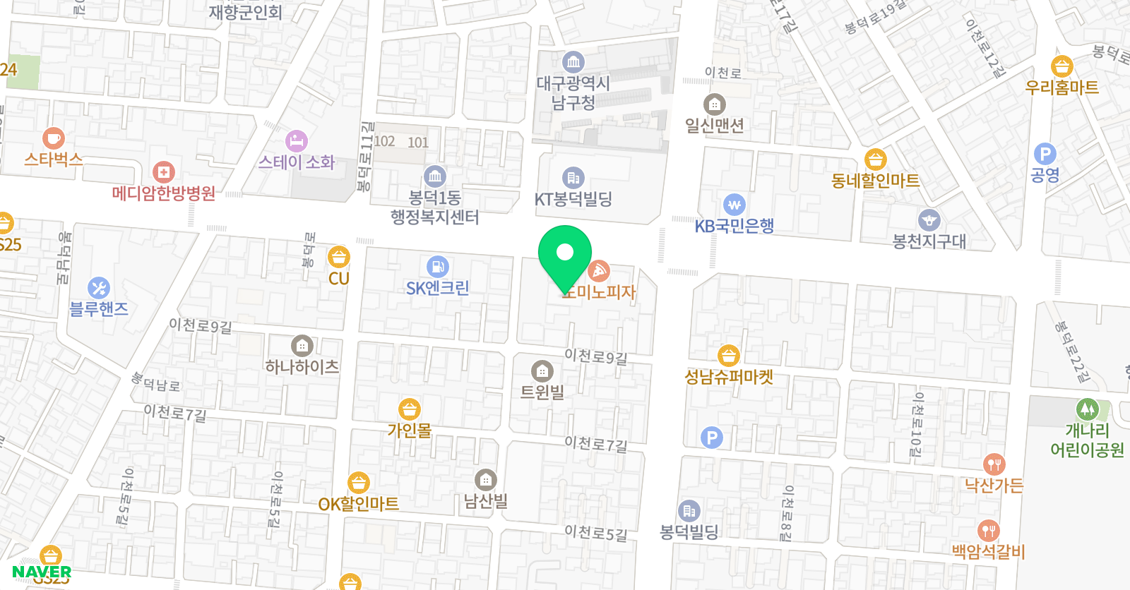 yj영어 위치