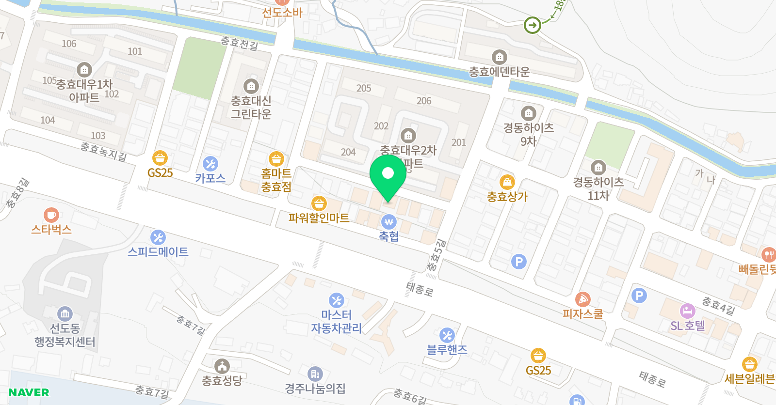 동그라미 미술학원 위치