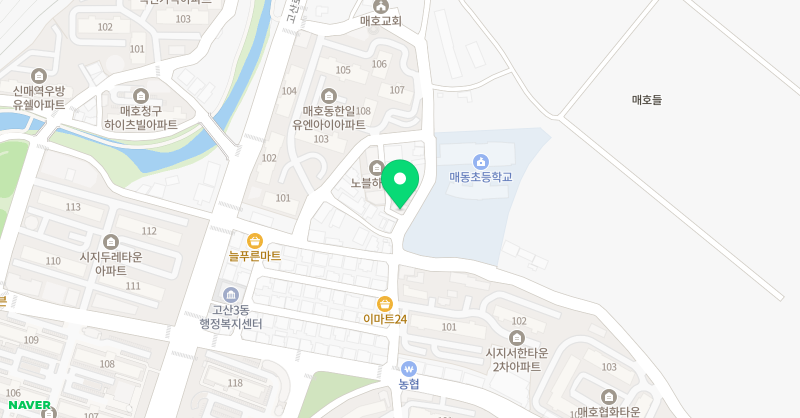 가온 음악교습소 위치