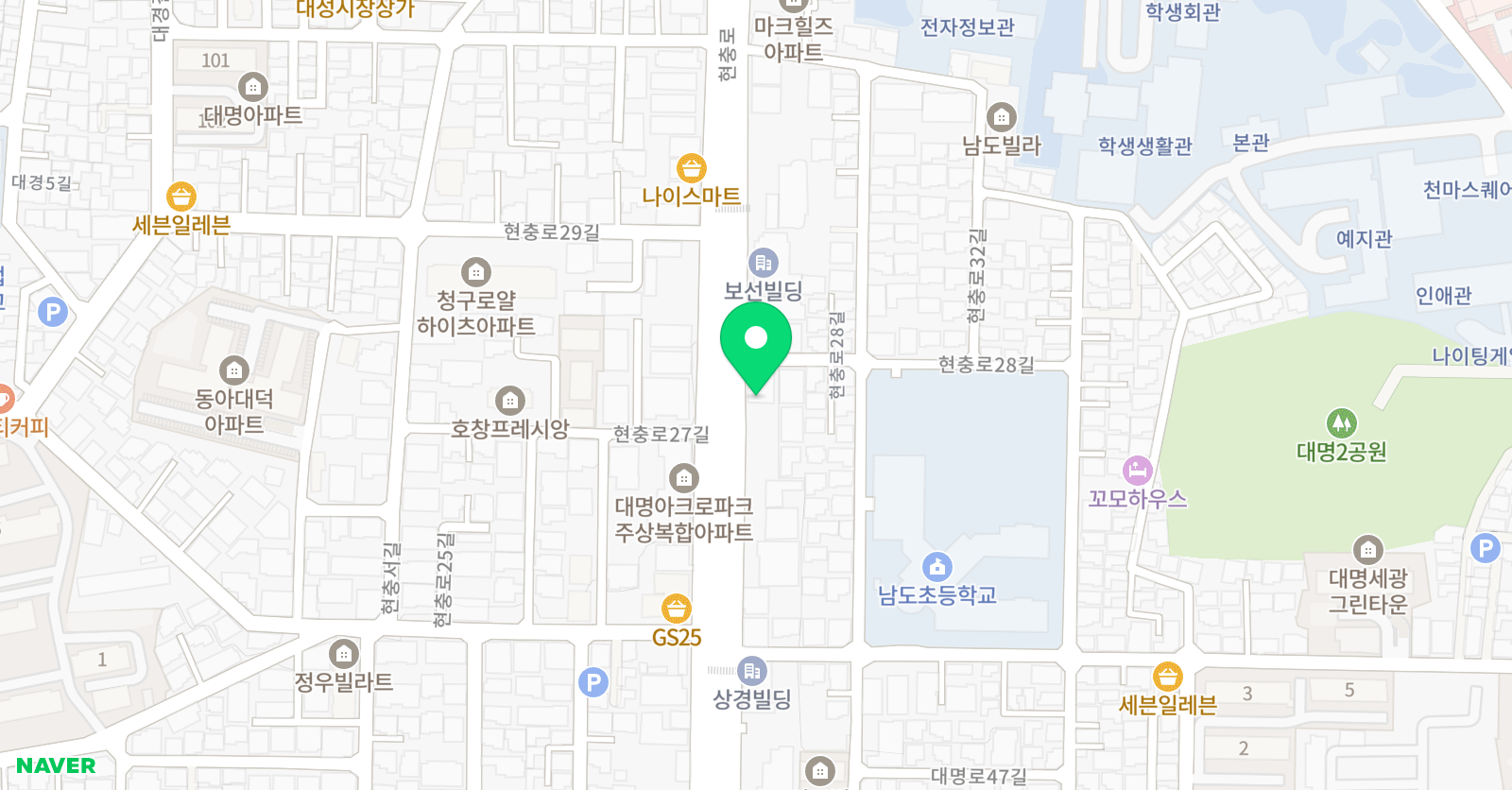 바하의선율 음악학원 위치