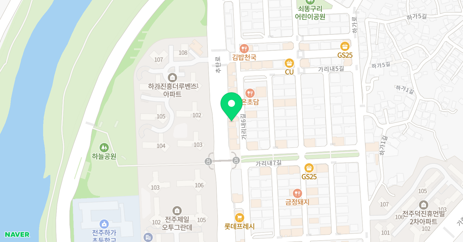 삼성영어 더조이 영어학원 위치