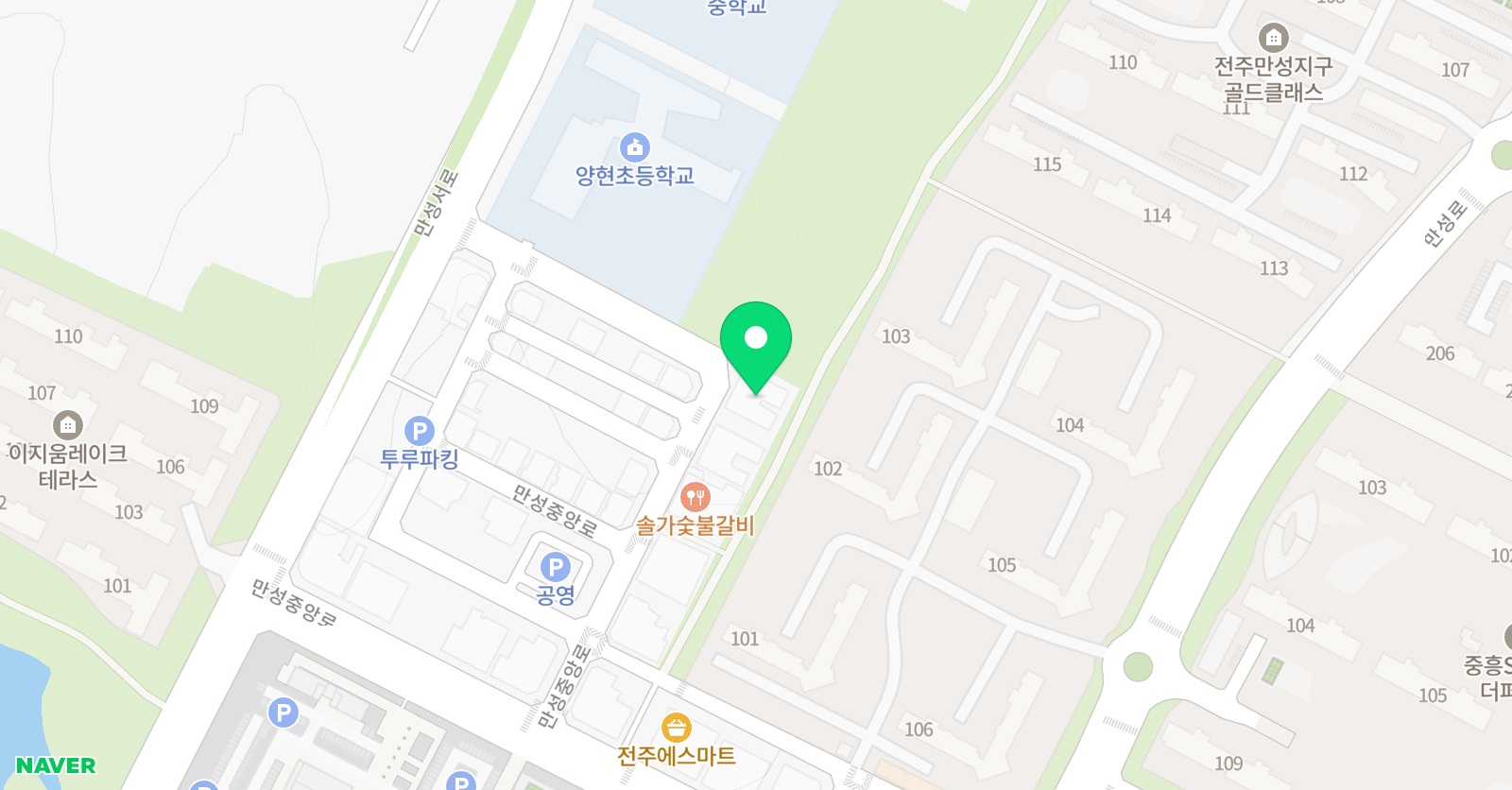 블루빈 미술학원 위치