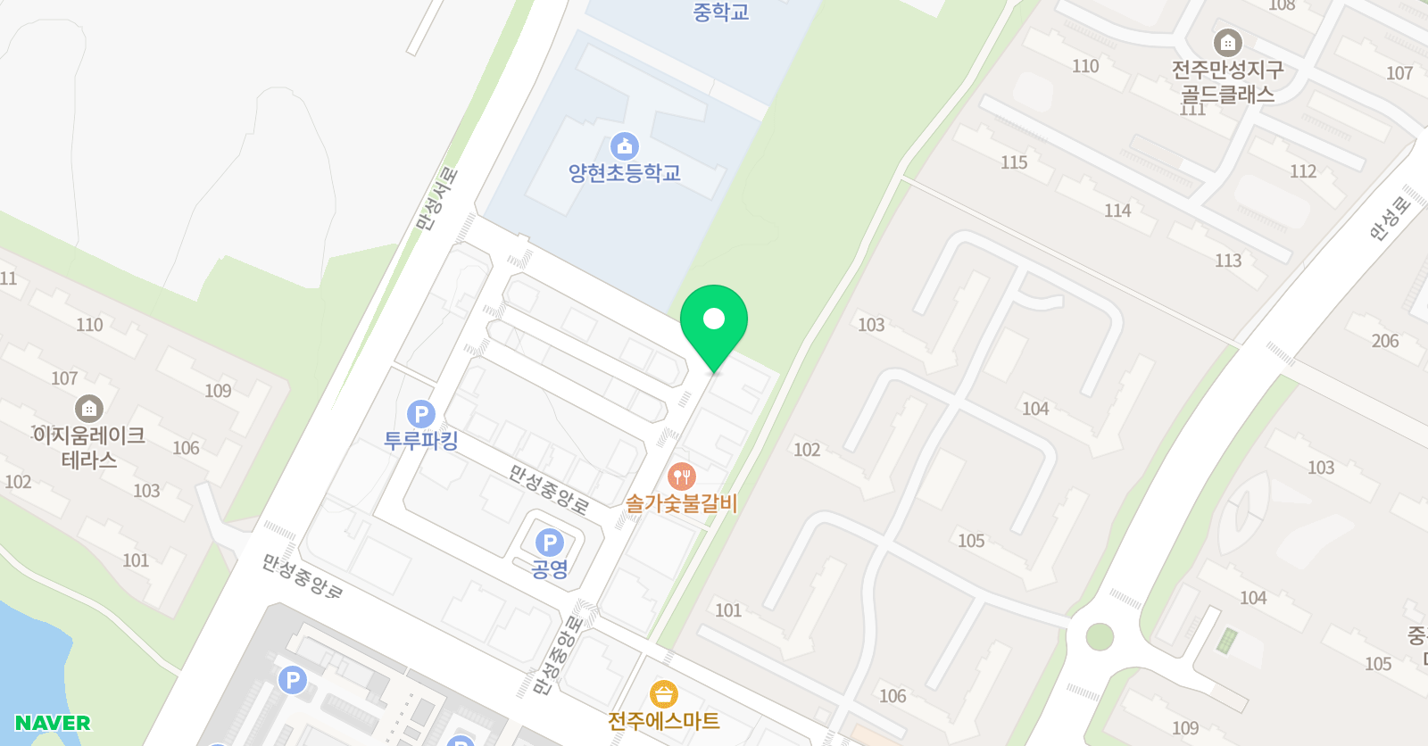 지엔비 어학원 위치