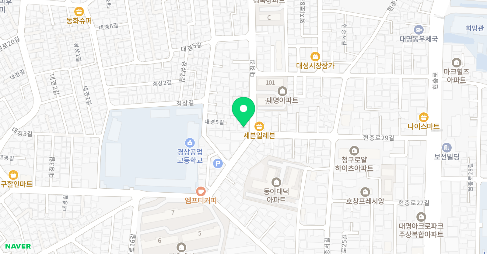학년잊은 수학교실 위치