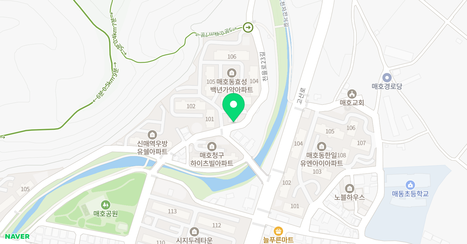 위즈덤피아노 음악학원 위치