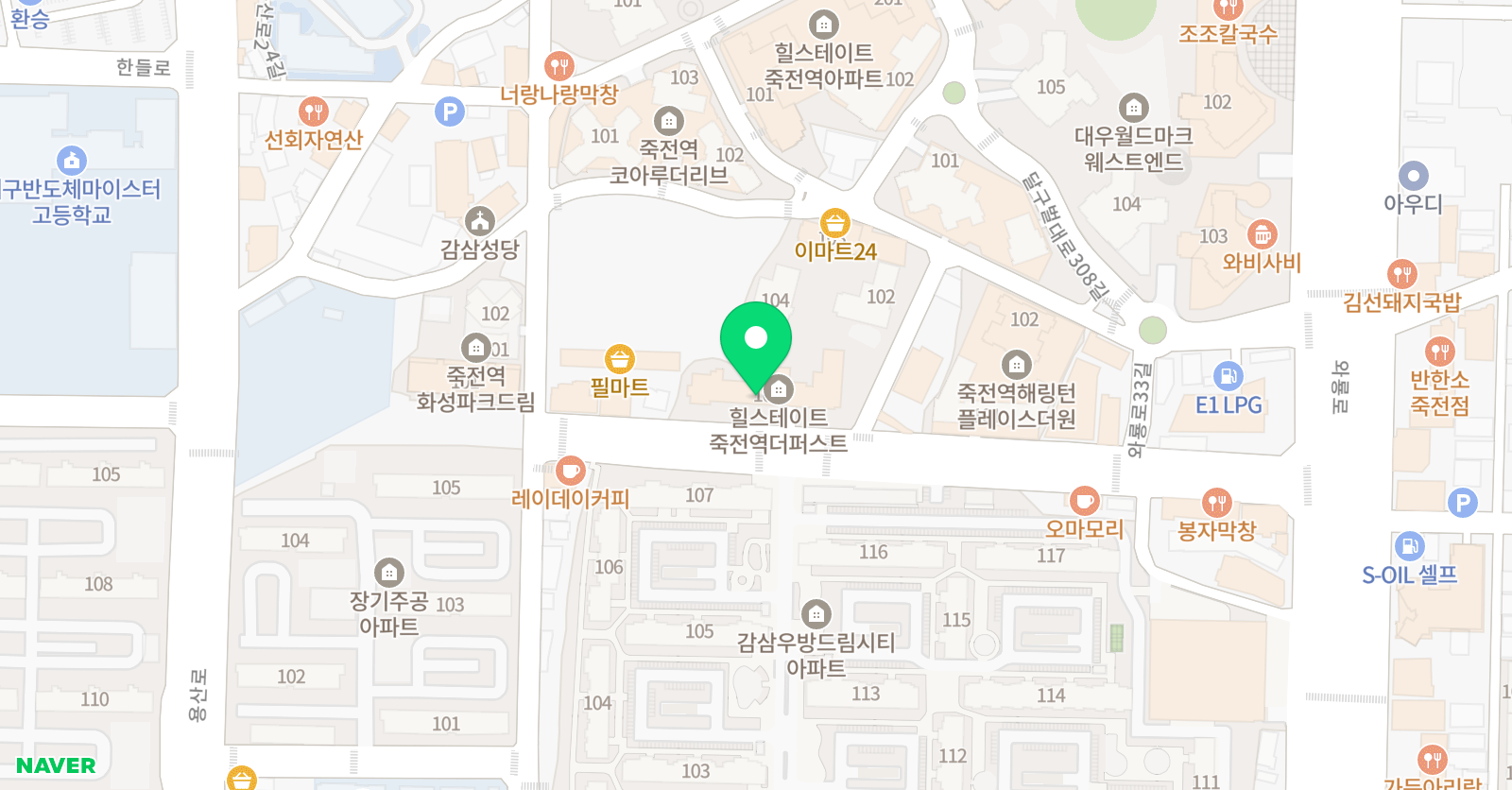 든든태권도 래빗줄넘기 위치
