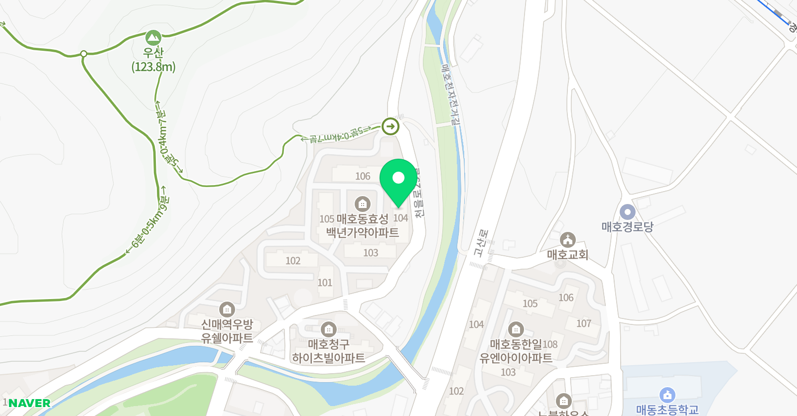 기탄 사고력교실 시지고산학원 위치