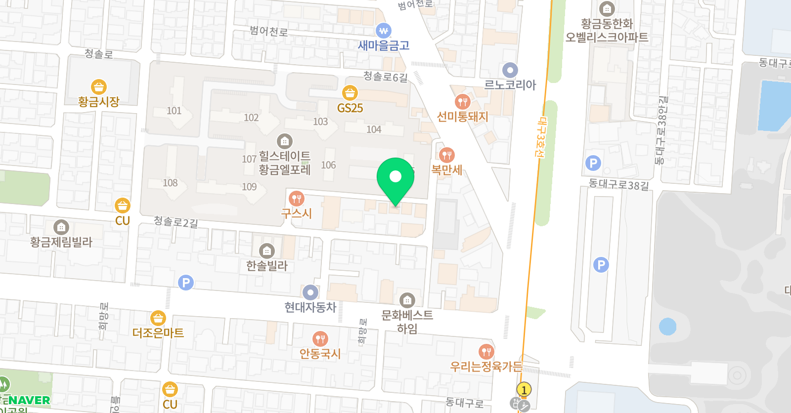 유리엘 동요성악교습소 위치
