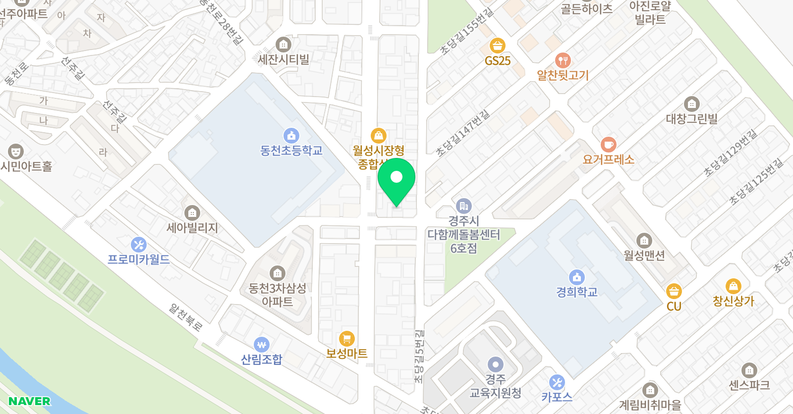 천년 태권도 체육관 위치