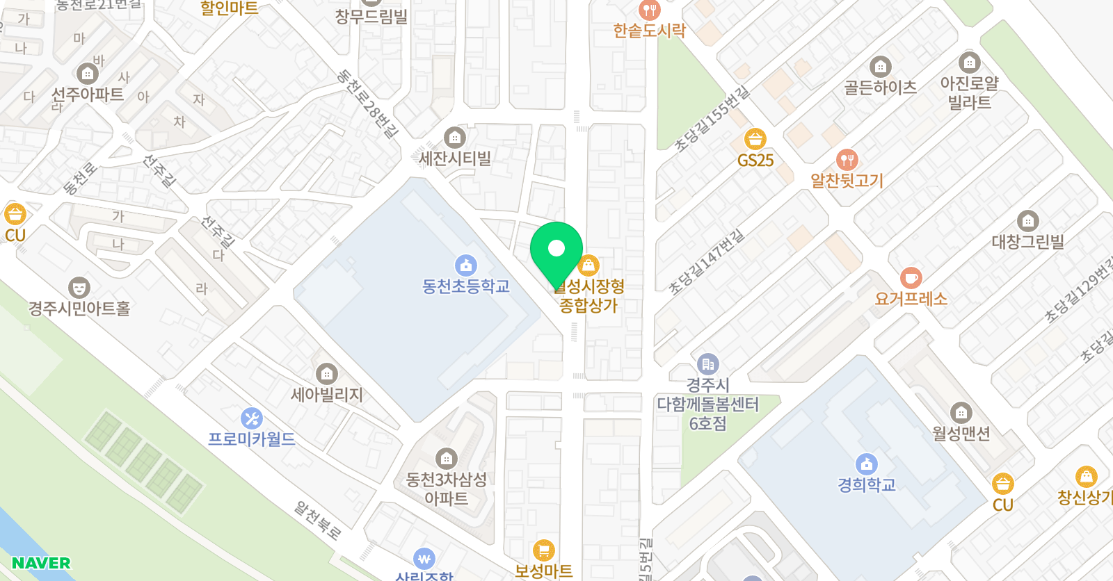 키움탑 학원 위치