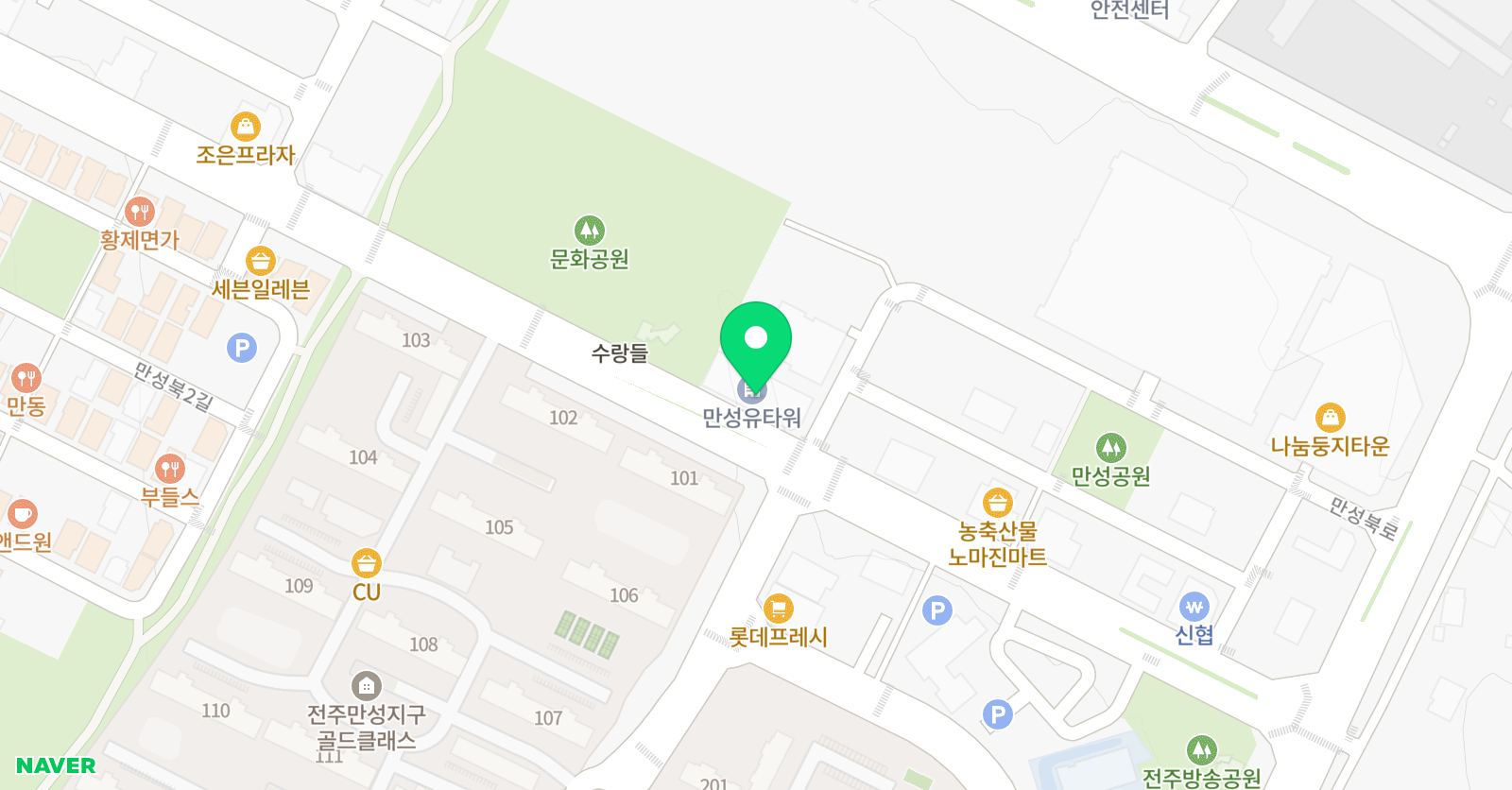 PDI 국제어학원 양현캠퍼스 위치